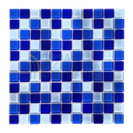 Мозаика стеклянная Aquaviva Сristall Bagama темная DCM303