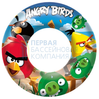 Плавательный круг Bestway 96102 Angry Birds (d 56)