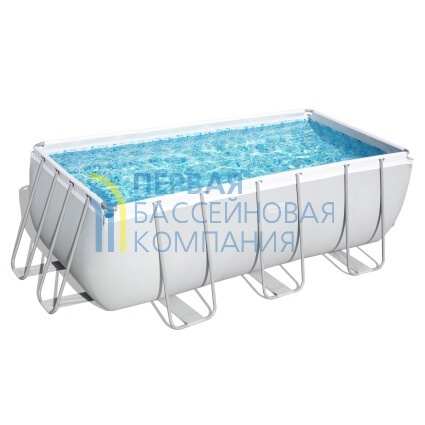 Каркасный прямоугольный бассейн Bestway 56457 (412х201х122) с песочным фильтром