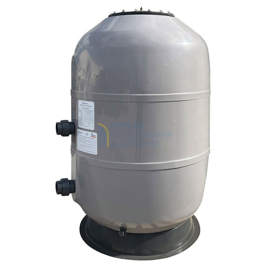 Фильтр AquaViva HS1050 (43m3/h, 1050mm, 1540kg, 75mm, 2,5Бар, 1.2м засыпка)