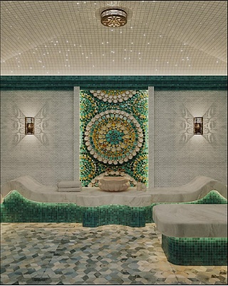 Хаммам в загородном доме 